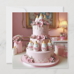 PINKBABYFLASCHENKABEL, BABYDUSCHE EINLADUNG