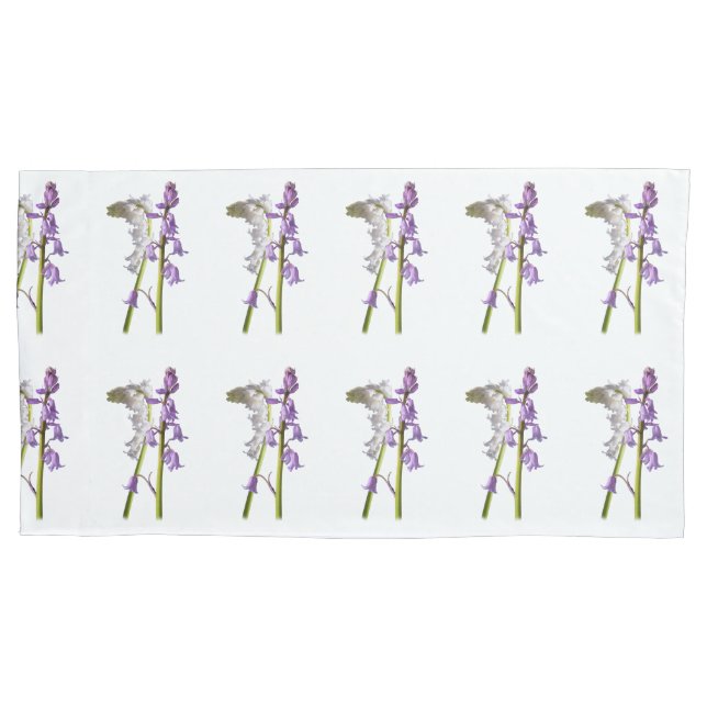 Pinkbells Fabric Pattern. Kissenbezug (Vorderseite-Links)