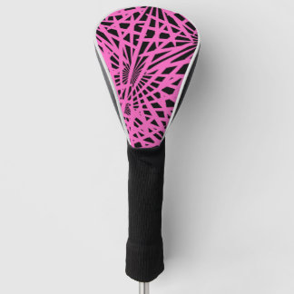 pinkblackanista floral golf headcover