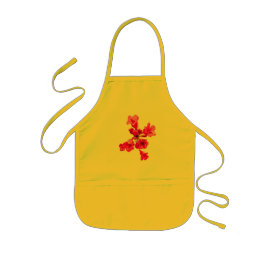 Pinke Blumen Kinderschürze