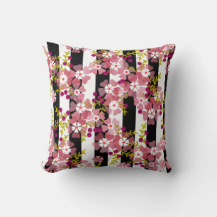 Pinke Blumen Kissen