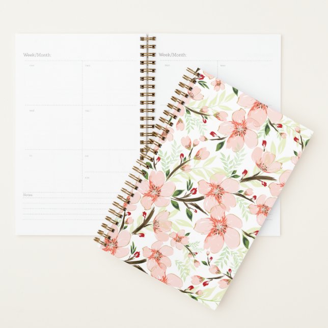 Pinke Blumen Planer (Anzeige)