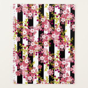 Pinke Blumen Planer