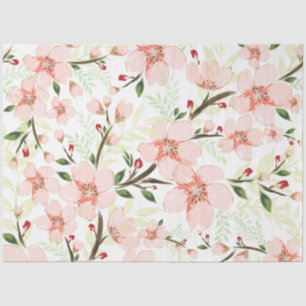 Pinke Blumen Seidenpapier