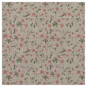 Pinke Blumen Stoff