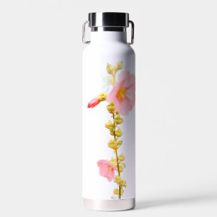 Pinke Blumen Trinkflasche