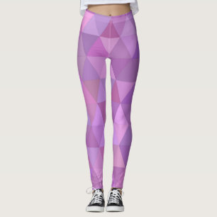 Pinke geometrische Leggings