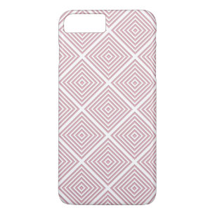 Pinke geometrische Quadrate Case-Mate iPhone Hülle