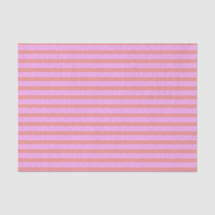 Pinke geometrische Streifen Seidenpapier