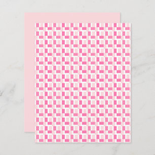 Pinke Quadrate Karo Geometrisches Scrapbook
