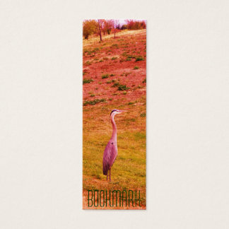 Pinked Egret Heron LESEZEICHEN