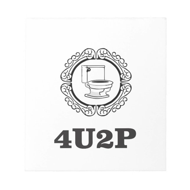 Pinkeln Notizblock (Vorderseite)