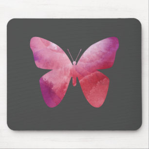 Pinker Schmetterling Mousepad