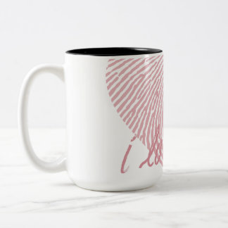 PINKER TRAUM | Ich liebe dich Zweifarbige Tasse