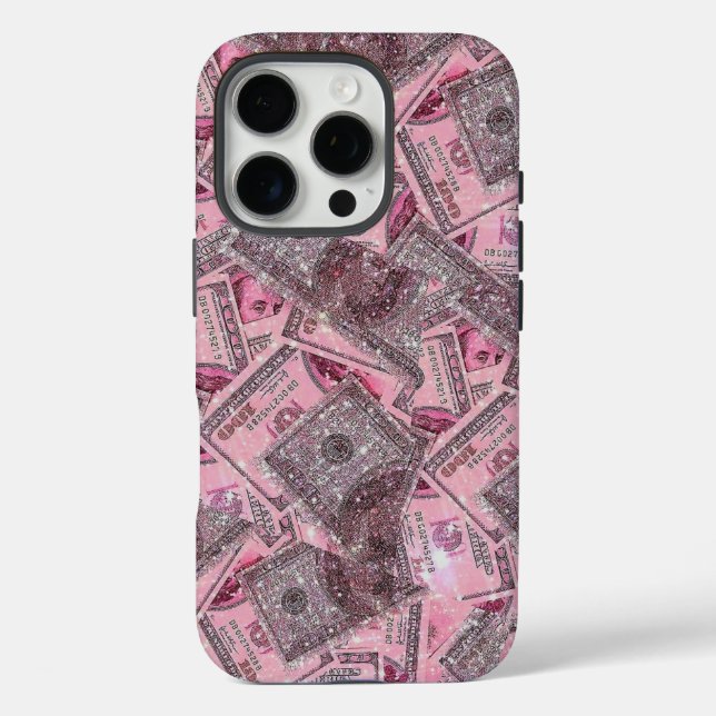 Pinkes Geld-Ästhetik-Handyhülle 💸💖 Case-Mate iPhone Hülle (Rückseite)