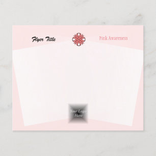 Pinkes Kleeblattband von Kenneth Yoncich Flyer