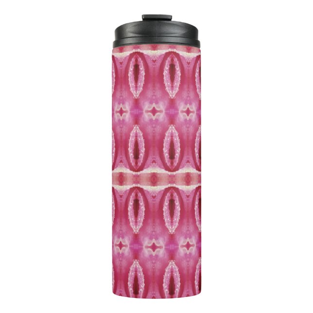Pinkey Rose Ikat 6 San Telmo Thermosbecher (Vorderseite)