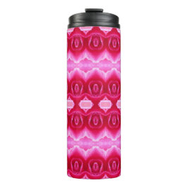 Pinkey-Rose Ikat 7 Thermosbecher