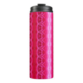 Pinkey-Rose Ikat 8 Thermosbecher