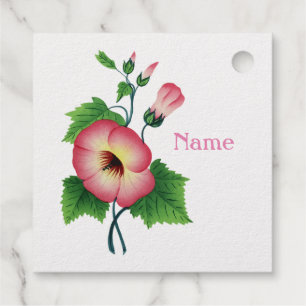 Pinkfarbene Blume Thunder_Cove Geschenkanhänger