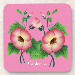 Pinkfarbene Blume Thunder_Cove Getränkeuntersetzer