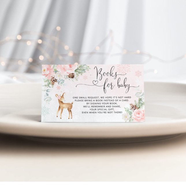 Pinkfarbene Hirschbücher für die Kinderkarte Begleitkarte (Von Creator hochgeladen)