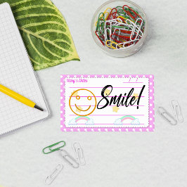 Pinkfarbene Polka-Punkte, niedliche Sterne & Regen Post-it Klebezettel