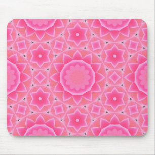 Pinkfarbene Sonne und Sterne Baby Girl Mosaik Must Mousepad