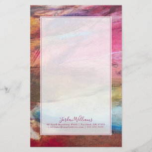 Pinkfarbener Ausdruck Briefpapier