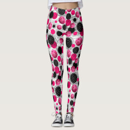 Pinkfarbenes Pickleballs - Leggings