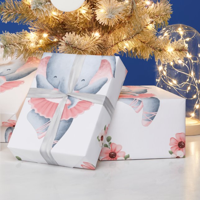 Pinkfarbenes Wickelpapier Geschenkpapier (Feiertage)