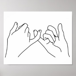 pinkfarbiges Versprechen Poster