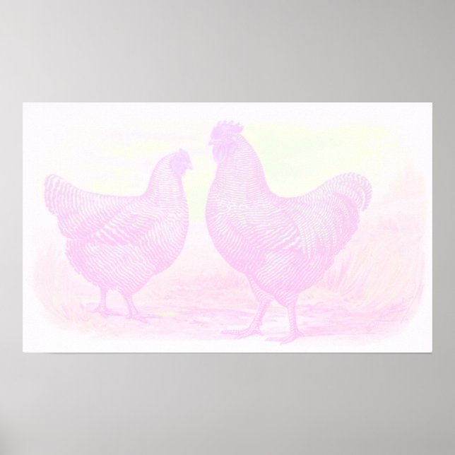 PinkFoam-Leinwand Poster (Vorne)