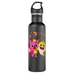 Pinkfong und Baby Shark Edelstahlflasche