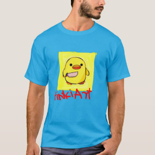 Pinkiart-Ente – Verspieltes Pastell-Charakter-Konz T-Shirt