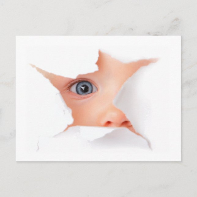 Pinking Baby Seed you Postkarte (Vorderseite)