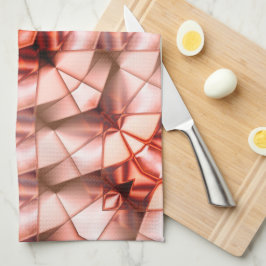 Pinkisch gigantische "Perlmuttbäume", digitale zei Geschirrtuch