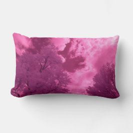 Pinkish Hues Infrarot Cloud Lendenkissen
