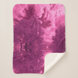 Pinkish Hues Infrarot Cloud Sherpadecke