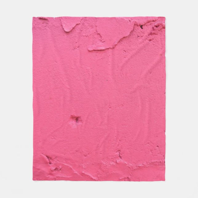 PINKKONKRETE WALL AM TAG FLEECEDECKE (Vorderseite)