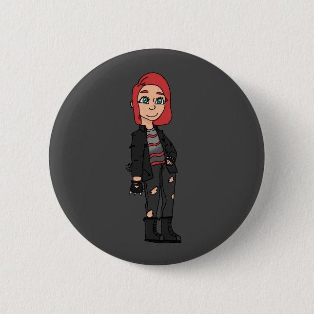 Pinkkopf Button (Vorderseite)