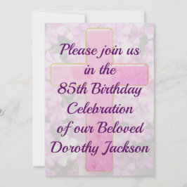 PINKKREUZ UND 85. GEBURTSTAGLICHE EINLADUNG