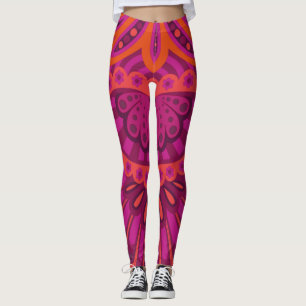 Pinkoinko - Gefiederte Paisley Leggings
