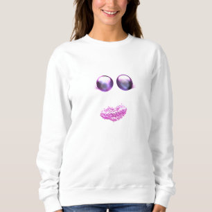 Pinkoween Glitzer Sweatshirt
