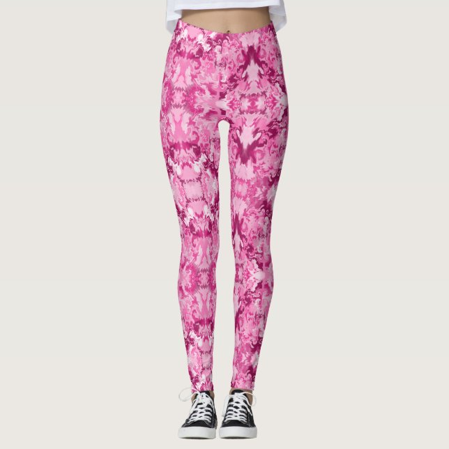 Pinks auf Leggings (Vorderseite)