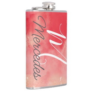 Pinks und Reds Gefärbte Krawatte iPad Smart Cover Flachmann