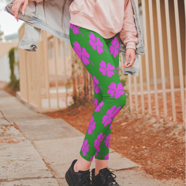 PinkShamrock Clover St. Patrick's Day Leggings (Von Creator hochgeladen)