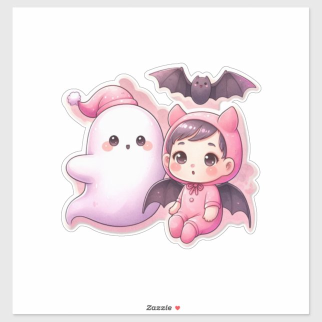 Pinkuween Babies ai art Aufkleber (Blatt)