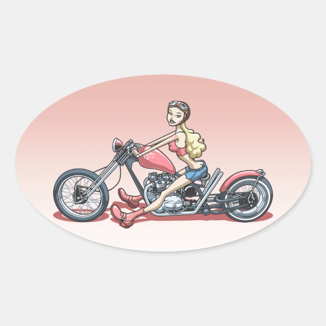 Pinky 614 ovaler aufkleber (Vorderseite)