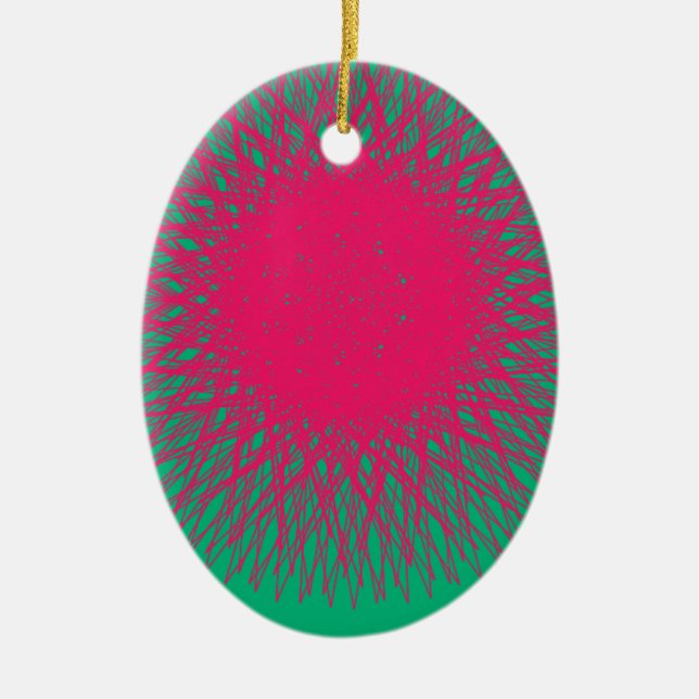 pinky abstraktes keramikornament (Vorne)